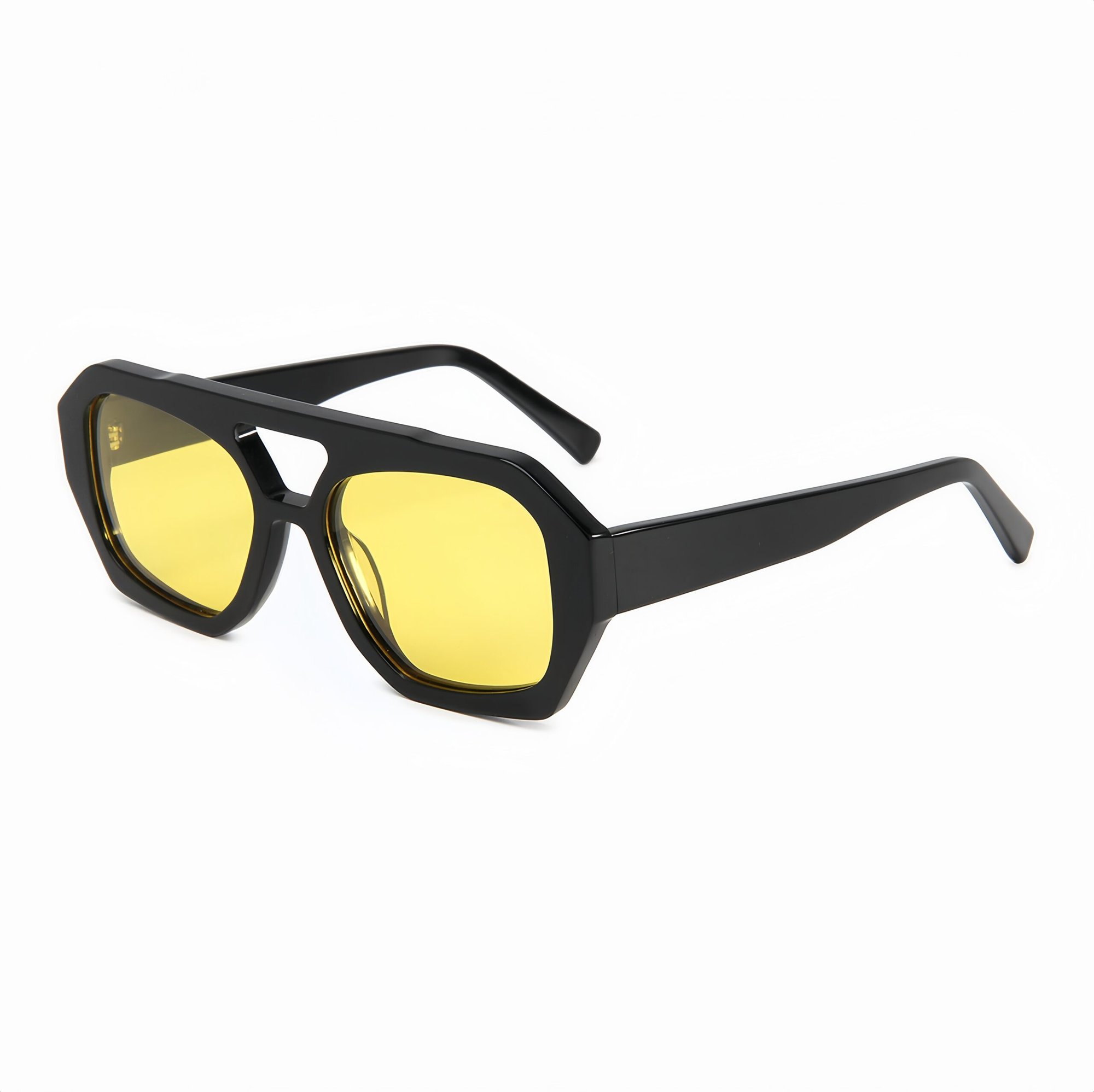 微信图片_20251012221600_1322_11_副本 Stylish geometric acetate sunglasses with polarized vision technology, offering complete UV protection and glare reduction for outdoor activities.