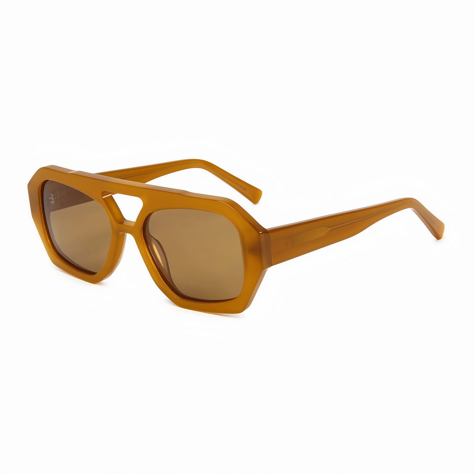微信图片_20251012221602_1324_11_副本 Bold unisex geometric sunglasses with polarized lenses offering complete UV protection and glare reduction, crafted from luxury handmade acetate.