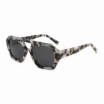 Polarized retro geometric sunglasses, suitable for both men and women, provide UV400 protection and glare free vision, more cost-effective than ray ban sunglasses