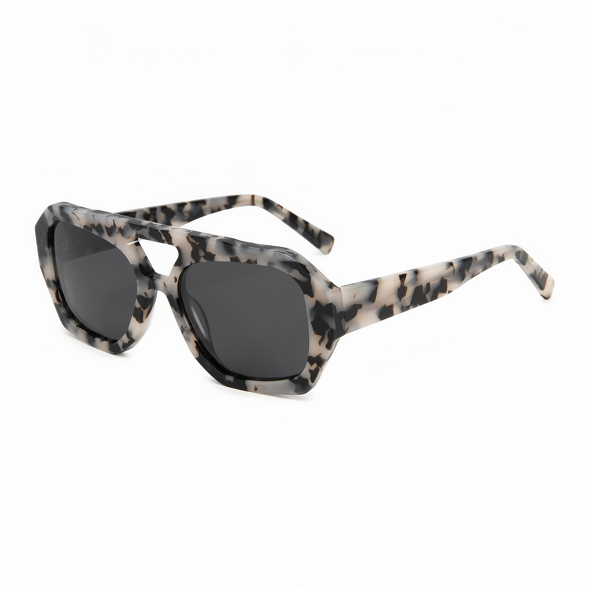微信图片_20251012221602_1325_11_副本 Polarized retro geometric sunglasses, suitable for both men and women, provide UV400 protection and glare free vision, more cost-effective than ray ban sunglasses