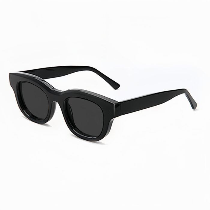 Bold concave frame polarized sunglasses. Features anti-glare TAC lenses & full UV protection. Unisex retro design offering premium quality and value.