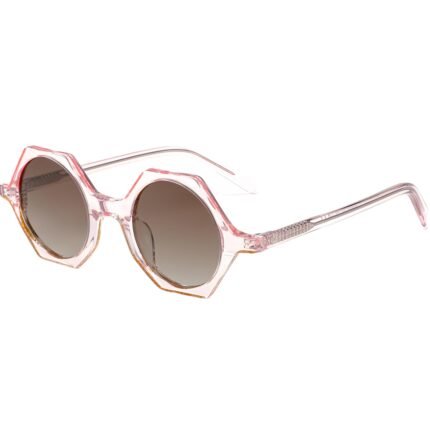 Elegant polygonal polarized sunglasses with premium acetate frames. High-clarity TAC lenses with UV400 protection - superior quality at affordable price for travel & driving.